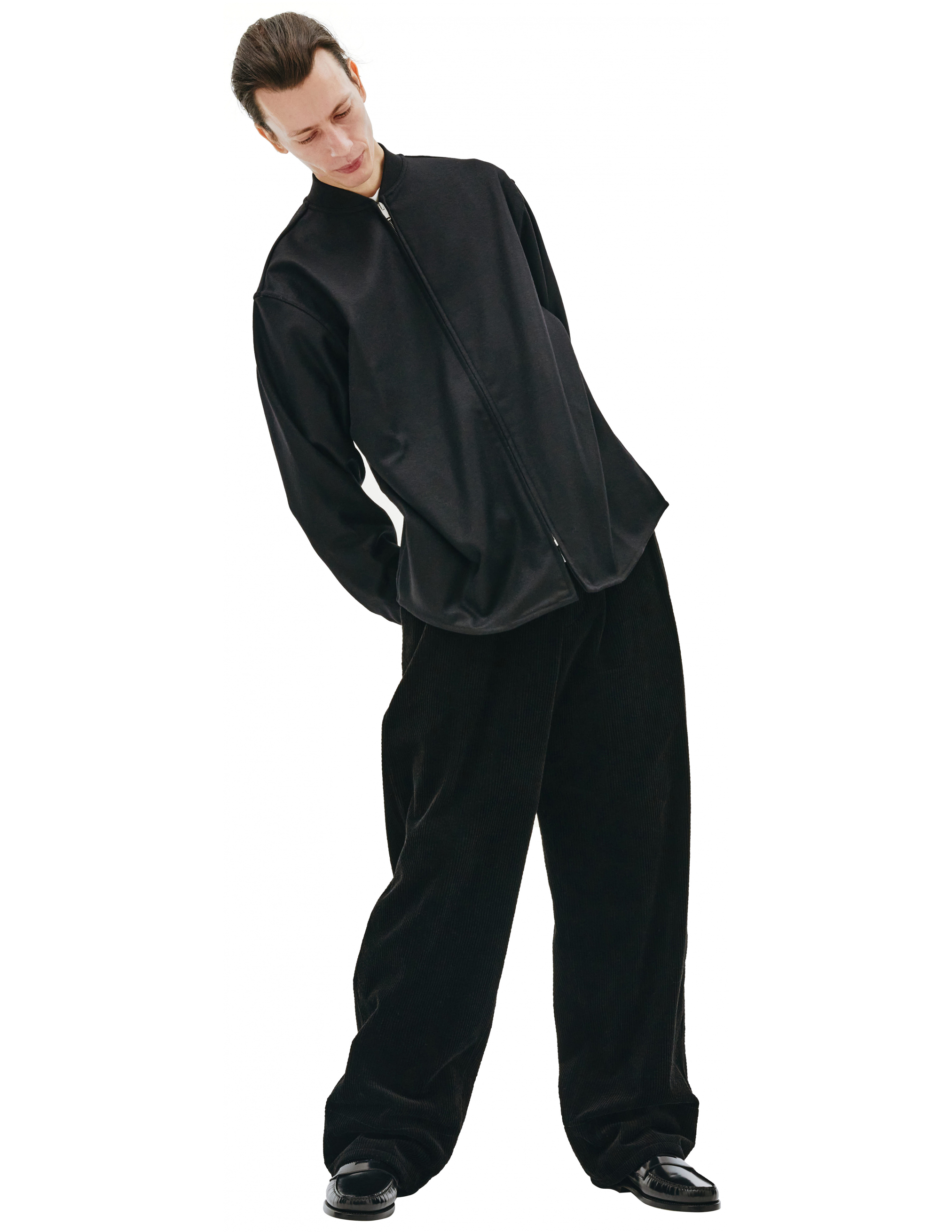 Хлопковая куртка на молнии Jil Sander JSMT707040/MT207908/001, размер XXL;XL;L;M