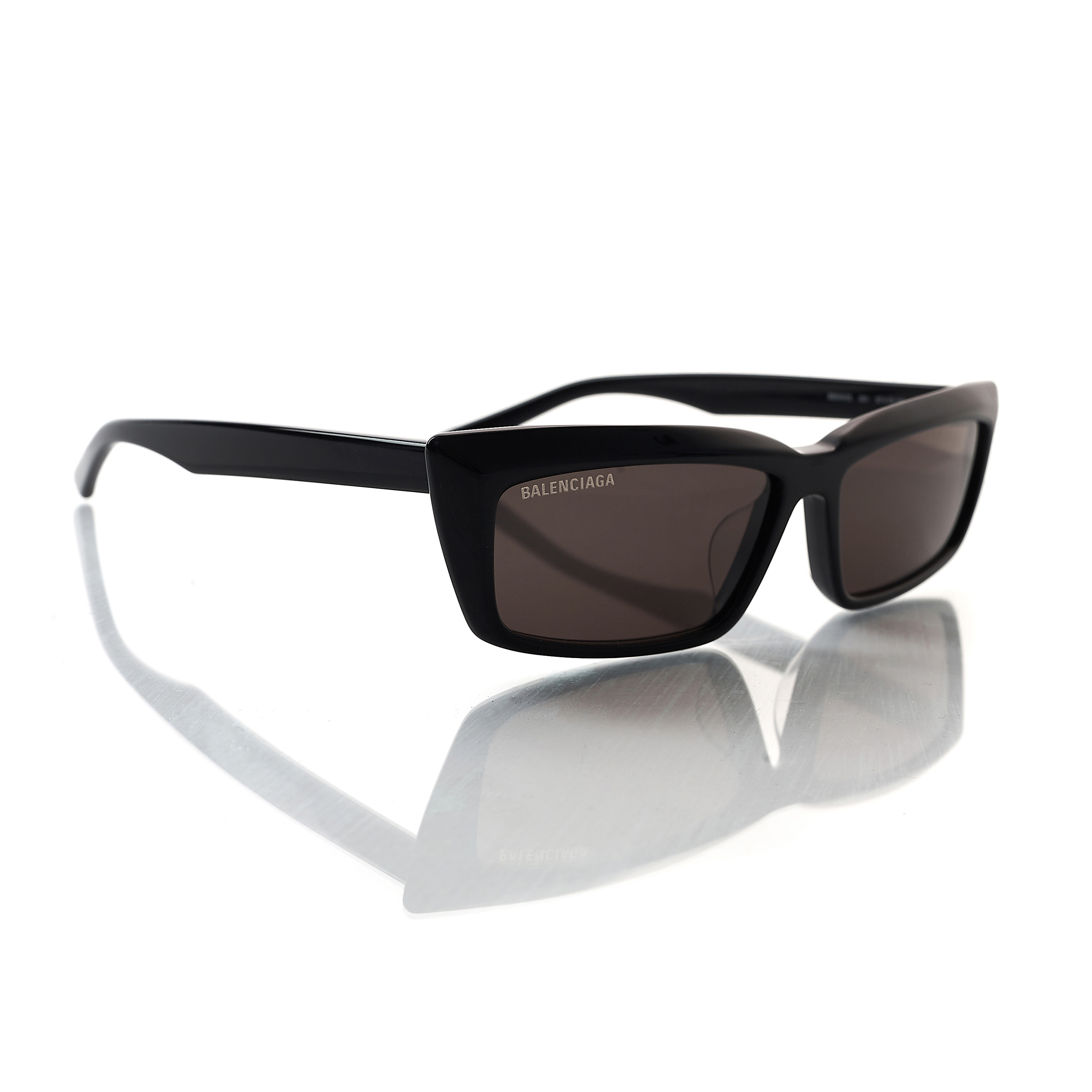 Черные очки Balenciaga 584808/T0001/1000, размер One Size 584808/T0001/1000 - фото 3