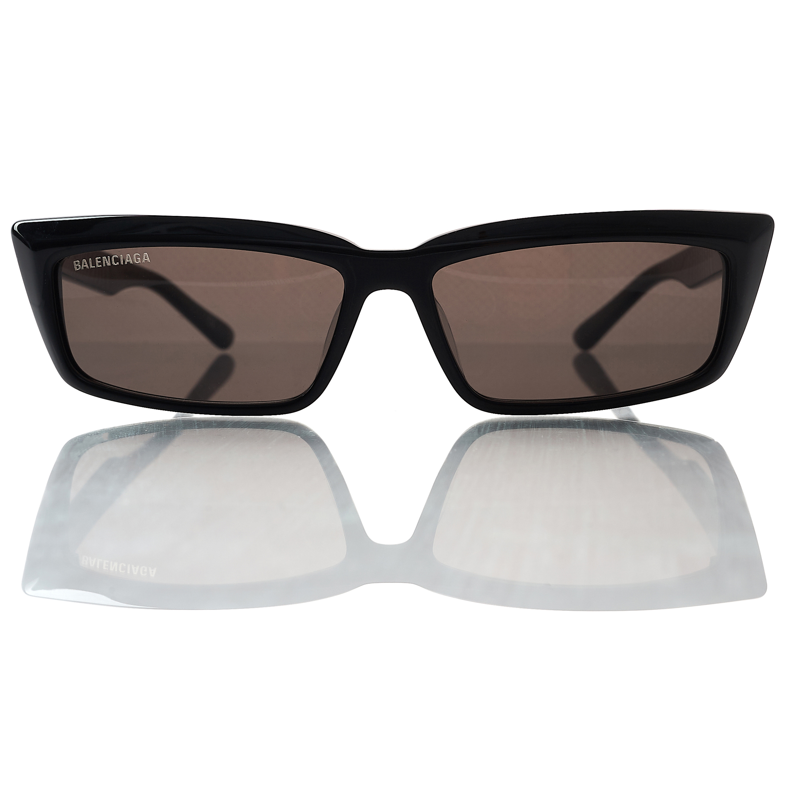 Черные очки Balenciaga 584808/T0001/1000, размер One Size 584808/T0001/1000 - фото 1
