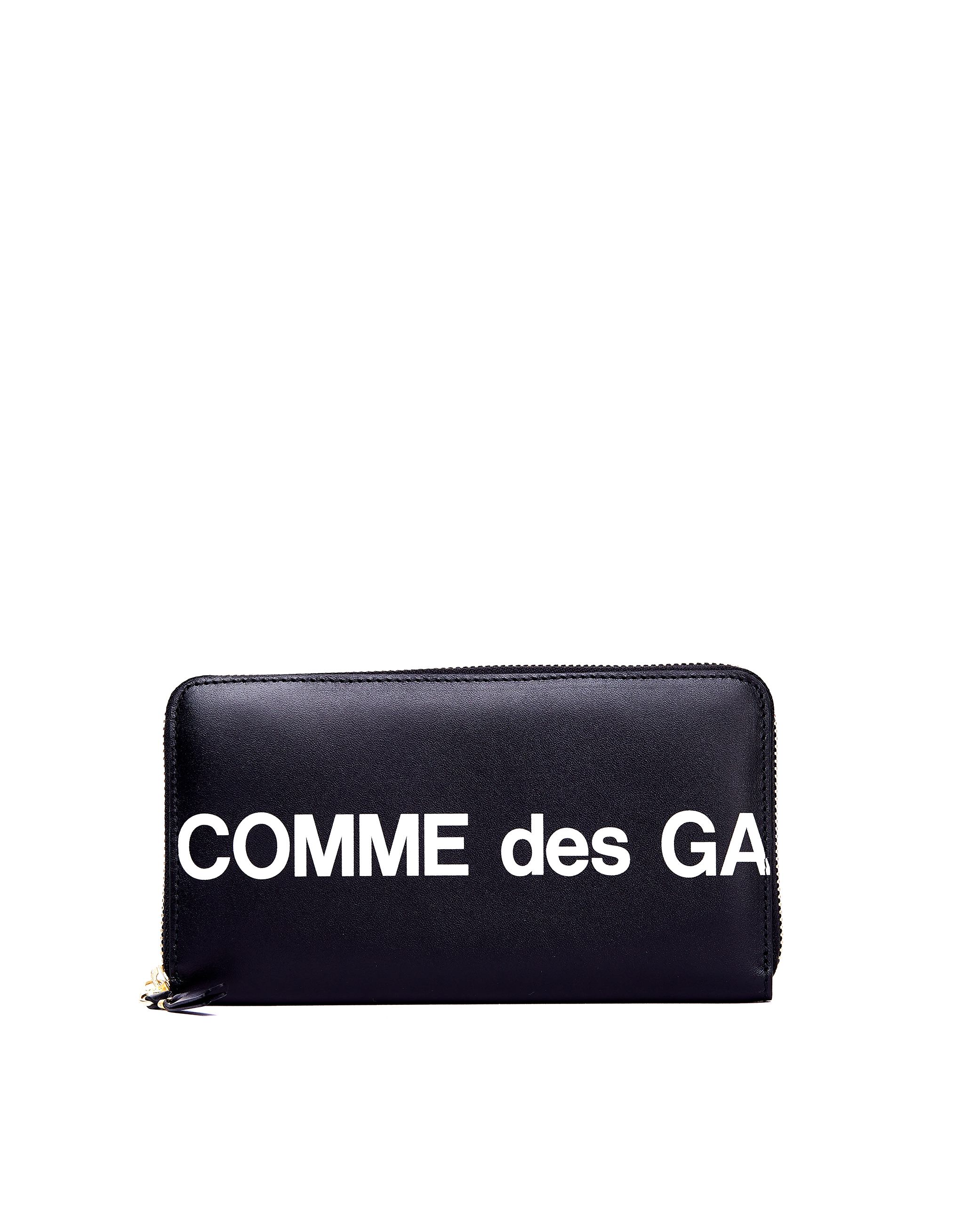 Черный кожаный кошелек с логотипом Comme des Garcons Wallets SA0111HL/blk, размер One Size